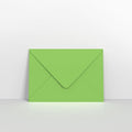 GCC5MG - Mid Green Coloured Gummed V Flap Envelopes - Greeting Card Envelopes