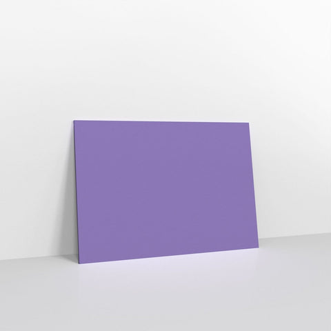 GCC5PU - Purple Coloured Gummed V Flap Envelopes - Greeting Card Envelopes