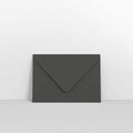 GCC6BL - Black Coloured Gummed V Flap Envelopes - Greeting Card Envelopes