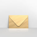 GCC6GO - Gold Coloured Gummed V Flap Envelopes - Greeting Card Envelopes