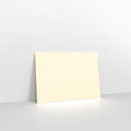 GCC6IVY - LAID - Ivory Coloured Gummed V Flap Envelopes - Greeting Card Envelopes