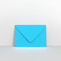 GCC6MB - Mid Blue Coloured Gummed V Flap Envelopes - Greeting Card Envelopes