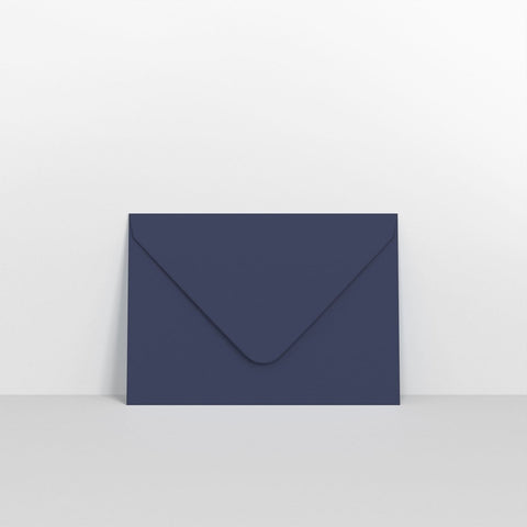 GCC7DB - Dark Blue Coloured Gummed V Flap Envelopes - Greeting Card Envelopes