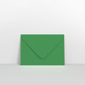 GCC7DG - Dark Green Coloured Gummed V Flap Envelopes - Greeting Card Envelopes