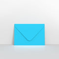 GCC7MB - Mid Blue Coloured Gummed V Flap Envelopes - Greeting Card Envelopes