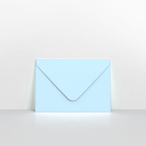 GCC7PB - Pale Blue Coloured Gummed V Flap Envelopes - Greeting Card Envelopes