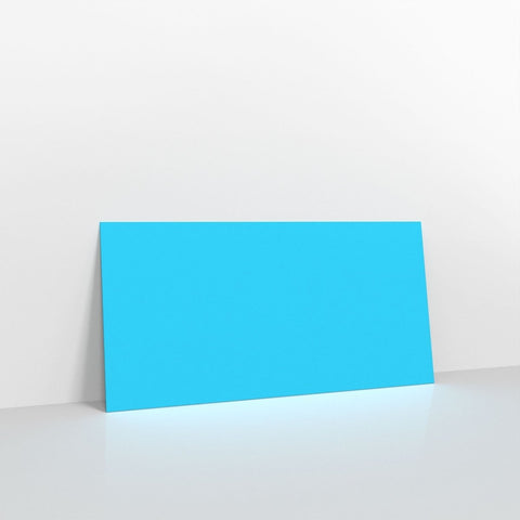 GCDLMB - Mid Blue Coloured Gummed V Flap Envelopes - Greeting Card Envelopes