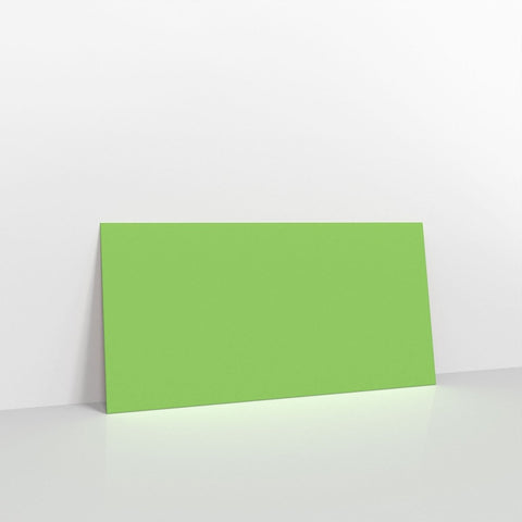 GCDLMG - Mid Green Coloured Gummed V Flap Envelopes - Greeting Card Envelopes