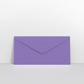 GCDLPU - Purple Coloured Gummed V Flap Envelopes - Greeting Card Envelopes