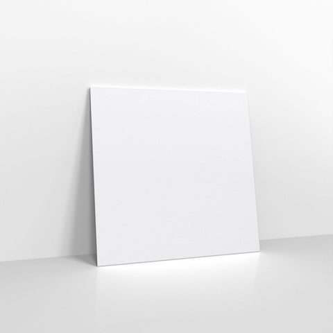 H08155 - White Coloured Gummed Laid V Flap Envelopes - Greeting Card Envelopes