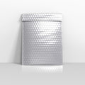 MB324S - Silver Metallic Finish Bubble Bag Mailers - Metallic Finish Bubble Bag Mailers