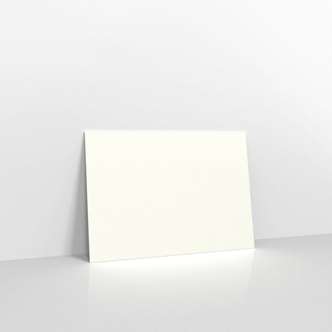 R17125 - White Coloured Gummed Hammered V Flap Envelopes - Greeting Card Envelopes