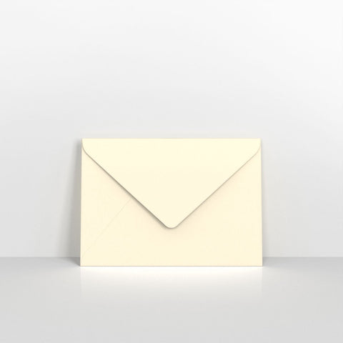 S18125 - Ivory Wove Coloured Gummed Greeting Card V Flap Envelopes - Greeting Card Envelopes