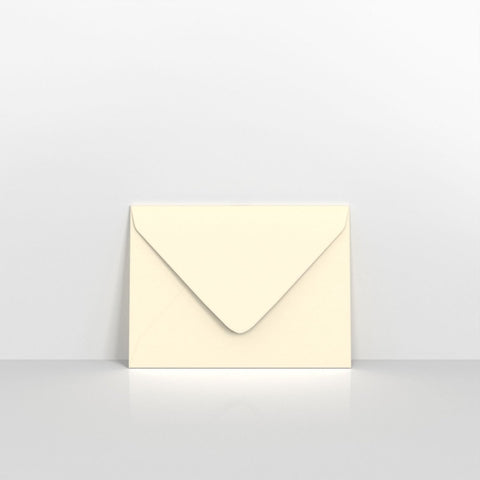 S18133 - Ivory Wove Coloured Gummed Greeting Card V Flap Envelopes - Greeting Card Envelopes