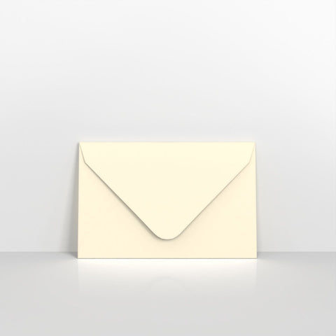 S1862 - Ivory Wove Coloured Gummed Greeting Card V Flap Envelopes - Greeting Card Envelopes