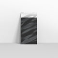 SN2B - Black Metallic Finish Foil Envelopes - Metallic Foil Envelopes