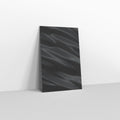 SN4B - Black Metallic Finish Foil Envelopes - Metallic Foil Envelopes