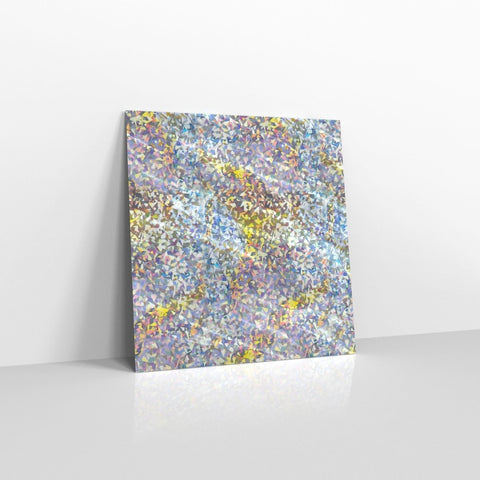 SN5SH - 031 - Silver Holographic Metallic Finish Foil Envelopes - Metallic Foil Envelopes