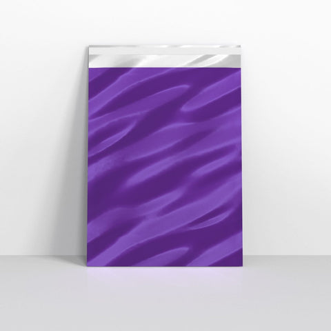 SN6P - Purple Metallic Finish Foil Envelopes - Metallic Foil Envelopes