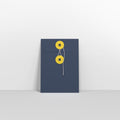 SW162NB - Y - Navy Blue and Yellow String & Washer Envelopes - String and Washer Envelopes