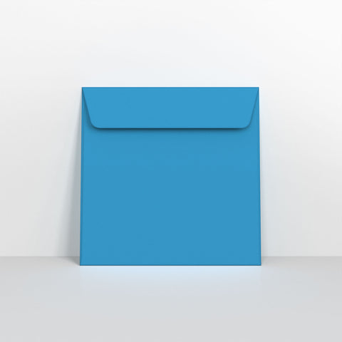 Bright Blue Coloured Peel and Seal Envelopes